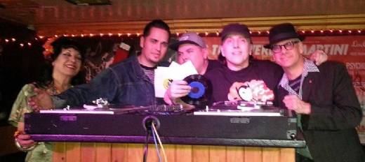 Reverend Martini, Rockin' Vic, Astro 138, Howie Pyro and Phast Phreddie the Boogaloo Omnibus swing at the Hop 'n' Hang!