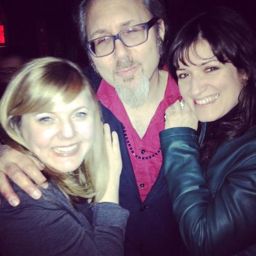 Jenny Wasserman and Lupe Loop celebrate with Mr. Fine Wine!