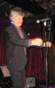 Peter Zaremba of The Fleshtones does the Frankenstein Walk at The Bell House!