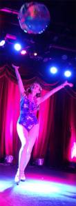 Go-Go dancer Bettina May swings at Surf City!