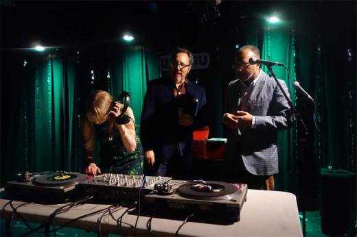 One Mint Julep, Mr. Fine Wine and Gaylord Fields swing at the DOWNTOWN SOULVILLE TURNS 21 party at Monty Hall!