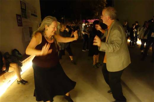 Internet Archive founder Brewster Kahle and his wife Mary Austin do the Boogaloo at the Internet Archive 20th Anniversary Party!