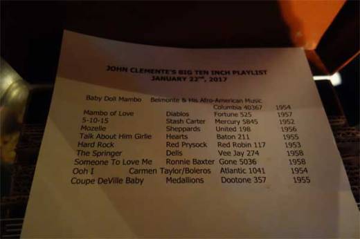 John Clemente's list.